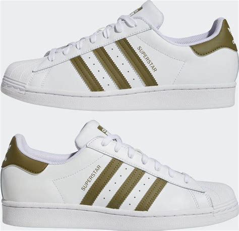 adidas superstar olijfgroen|Adidas Originals Women's Superstar Shoes.